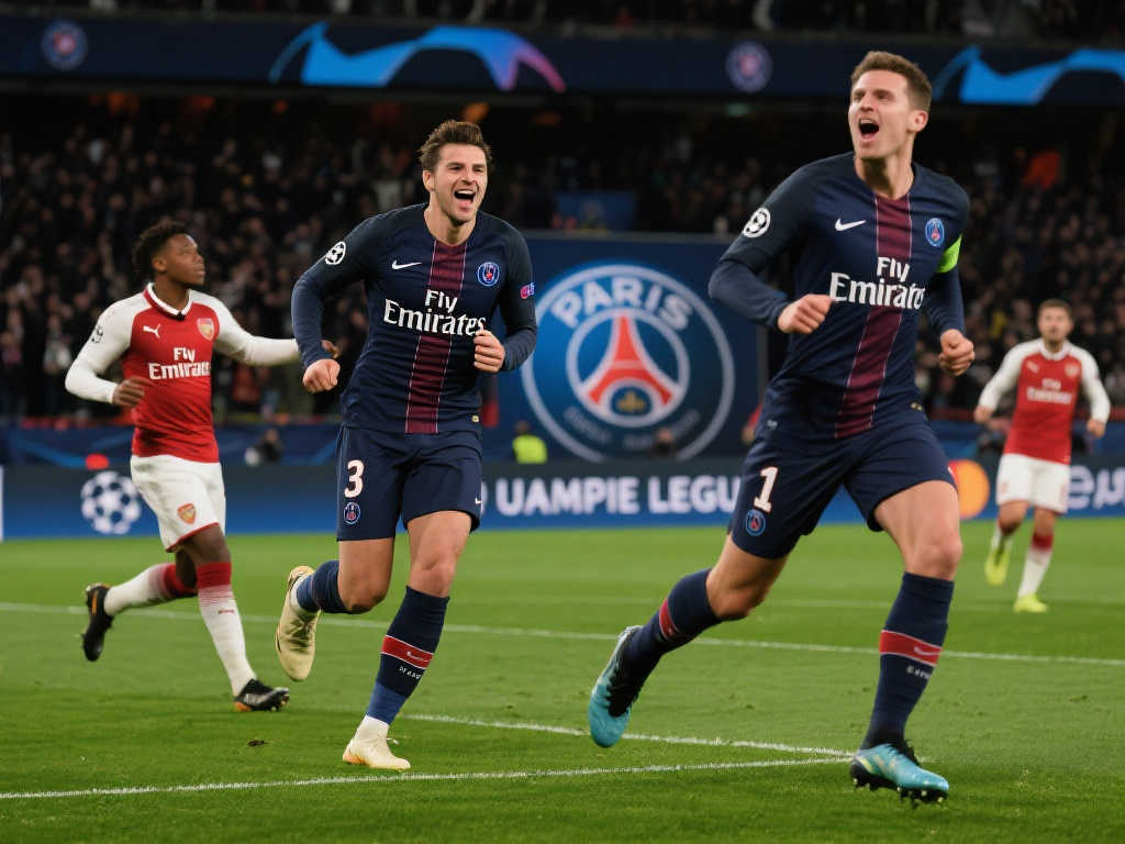 巴黎圣日耳曼3-1力克阿森纳,欧冠决赛对阵、时间与地点正式公布