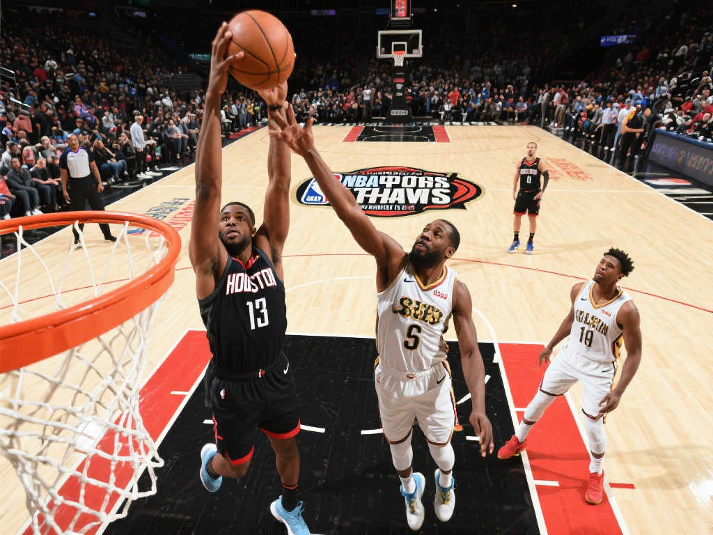 NBA季中锦标赛火热上演,球员拼劲十足