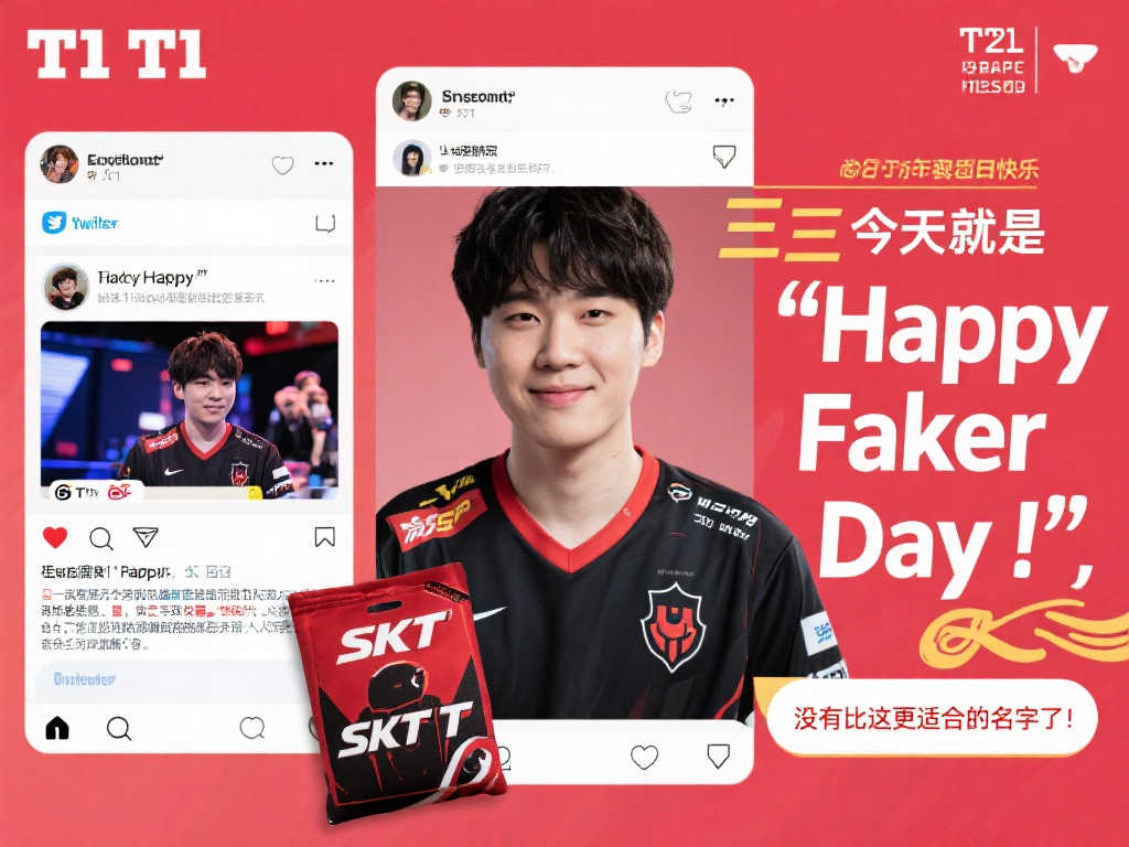 [流言板]祝Faker生日快乐！T1官方送上特别祝福：今天是'Faker'日！🎂